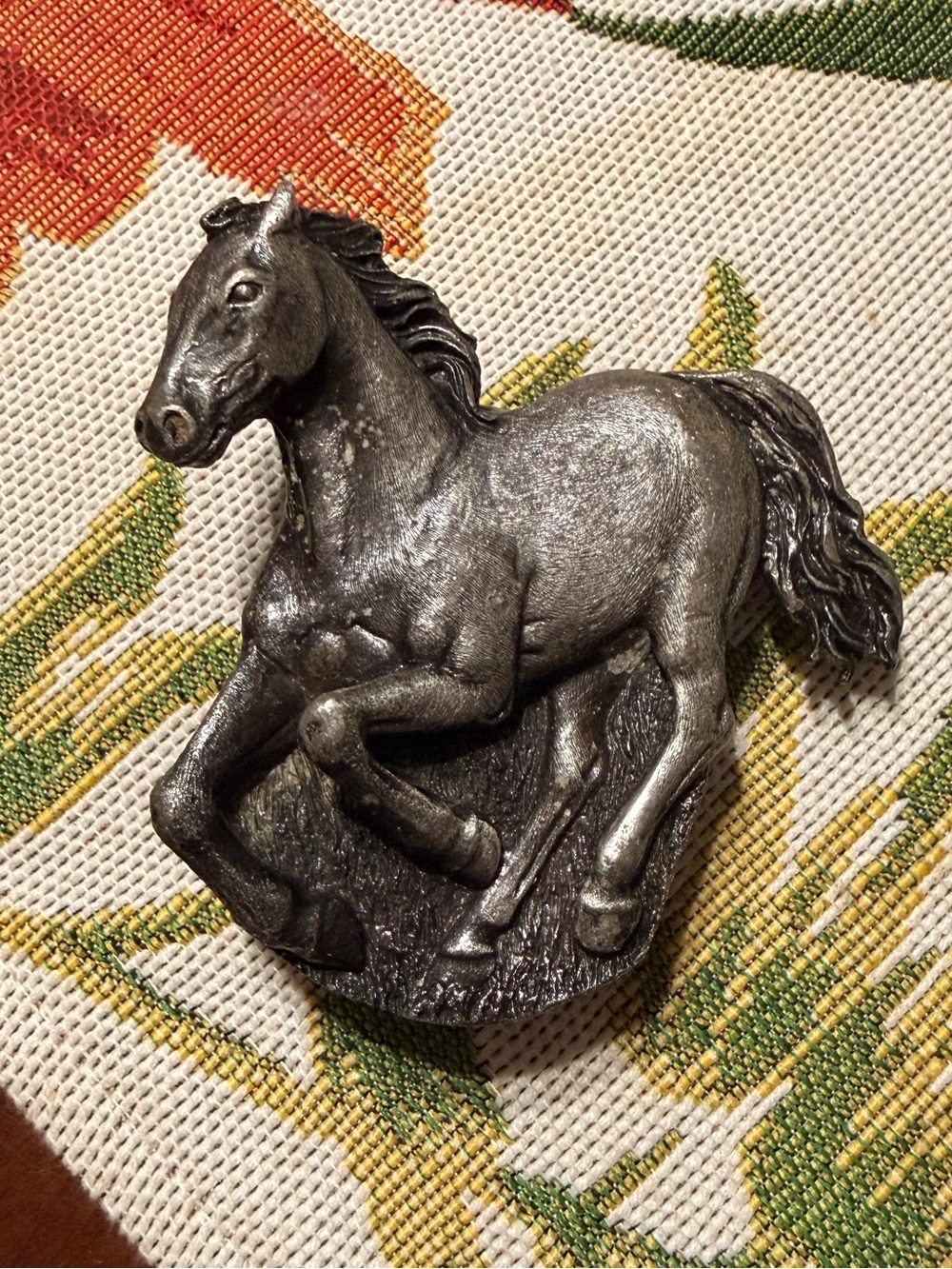 Pewter Horse Belt Buckle